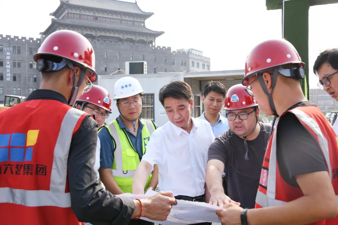 【奋进瀍河】区委副书记周晋育调研城建项目建设工作