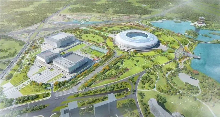 东安湖体育公园位于成都市龙泉驿区东安新城片区,处于东西城市轴线和