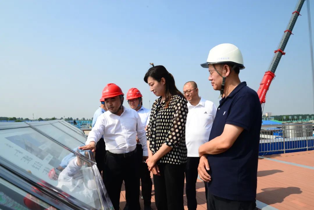 付红瑜调研新区在建重点项目