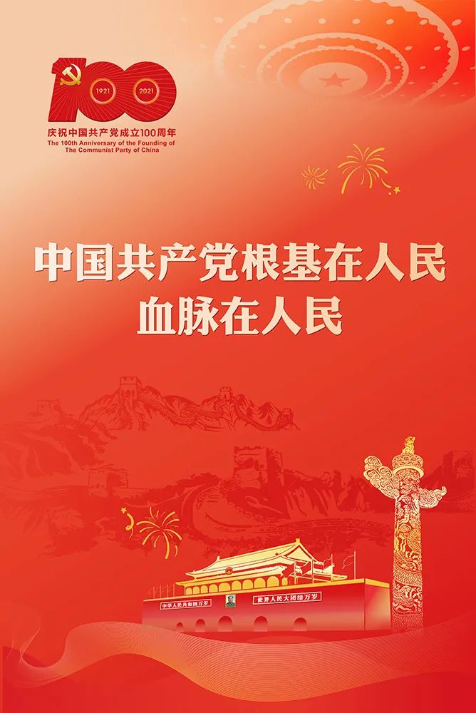 【庆祝中国共产党成立100周年】宣传海报(二)