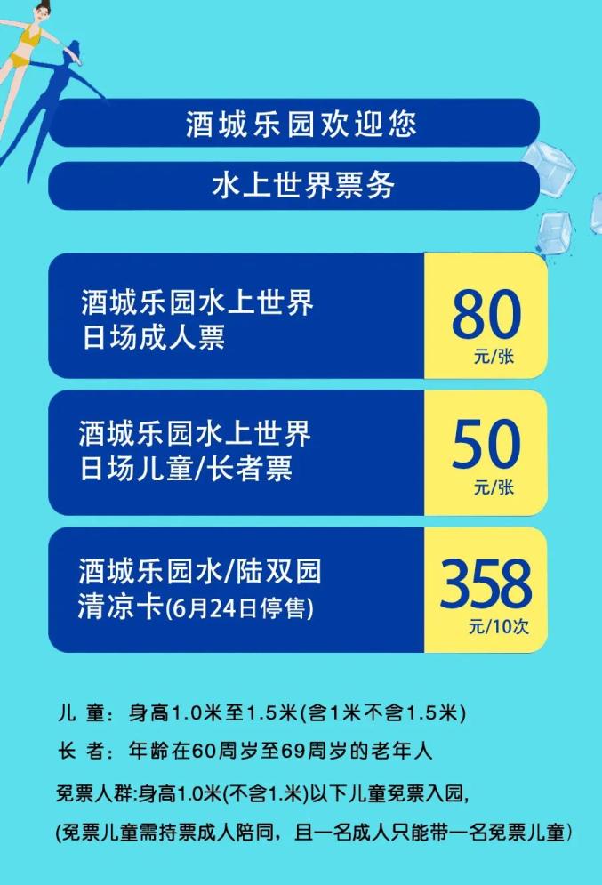 酒城乐园水上世界6.25盛大开园,夏日狂欢开始咯