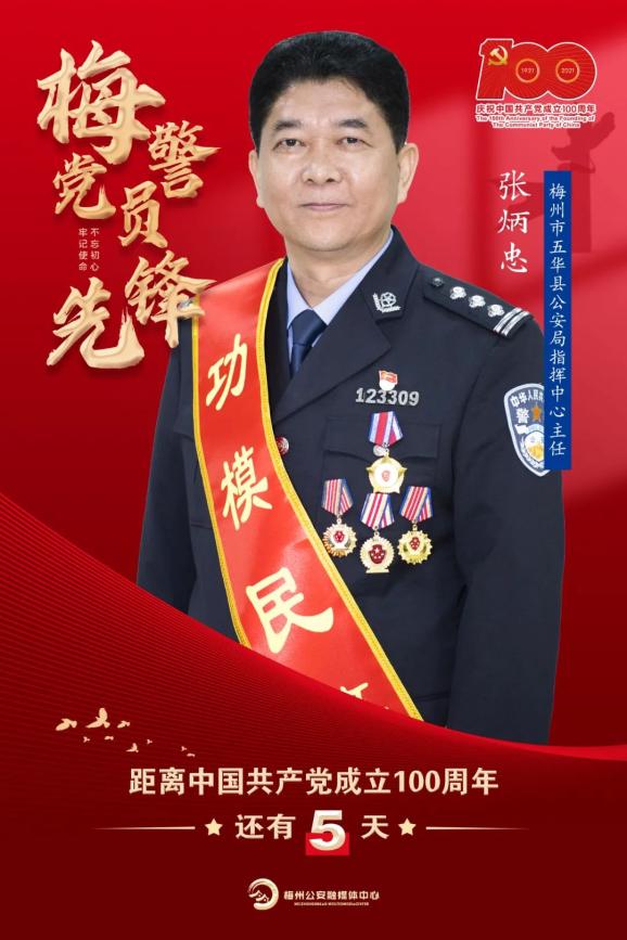 梅警党员先锋(3)丨张炳忠:身先垂范,做心系人民群众的