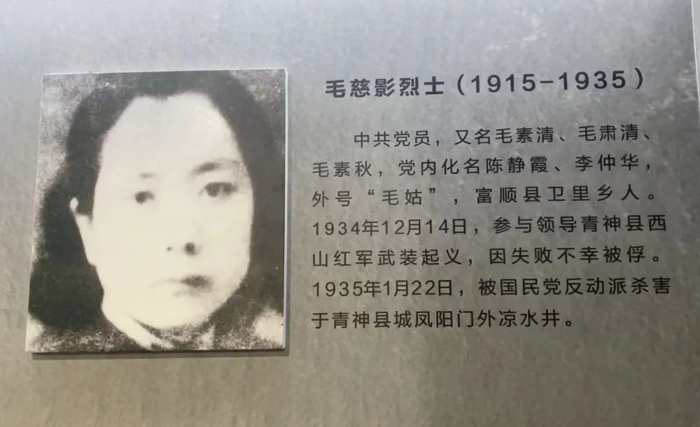 党的好女儿——巾帼英烈毛慈影