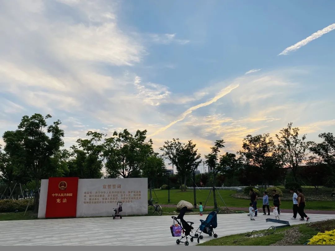 夏日微风正好,七月的傍晚,不如去浦南运河公园,韩谊路