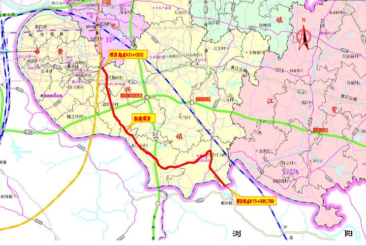 涉及多个镇(街),长沙县6大干线公路提质改造工程全面