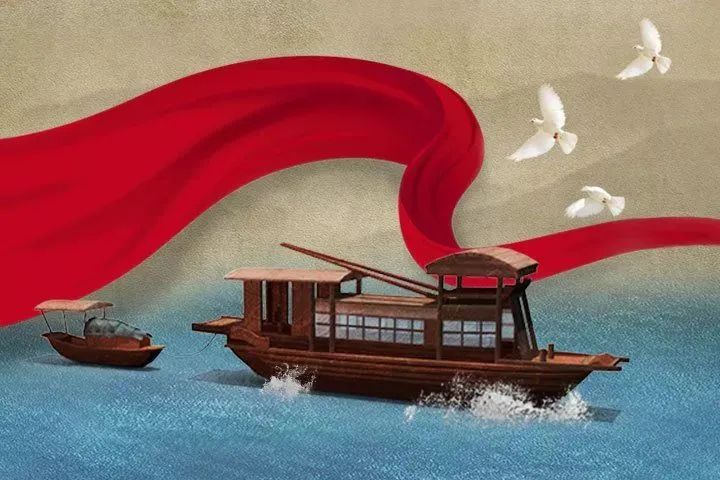 主题展播 | 绘画版工运故事:红船启航