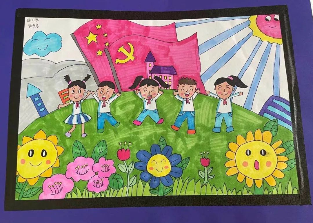 黄州区"童心向党,共绘中国梦"书画比赛优秀作品展播