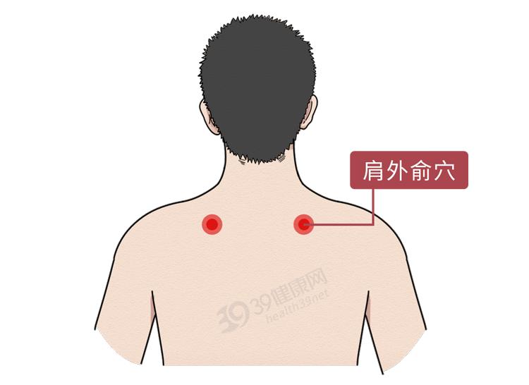 则可在一定程度上疏通经络,缓解疼痛一般通过揉捏,拍打肩膀上的肩外俞