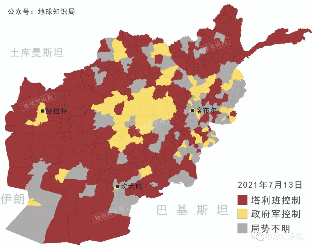 塔利班步步紧逼