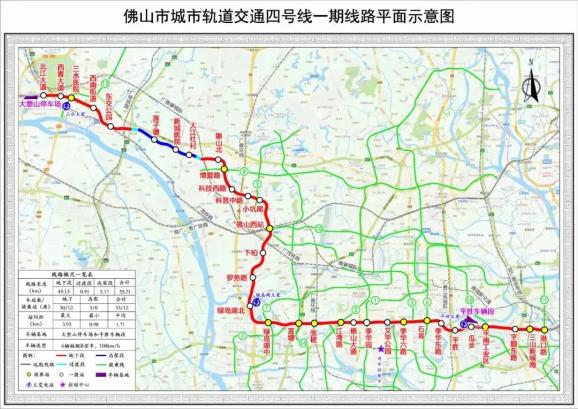 串联禅城南海三水佛山地铁4号线一期获批33个站点曝光在你家门口吗