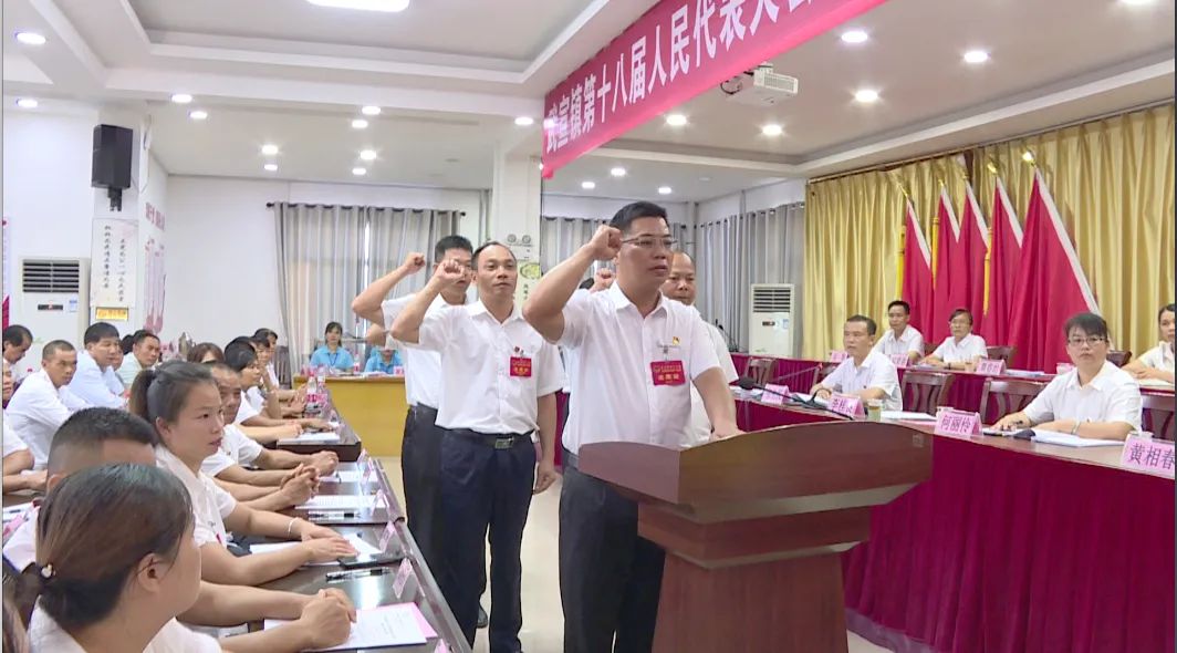 武宣镇第十八届人民代表大会第一次会议选举产生新一届人大主席:陈景