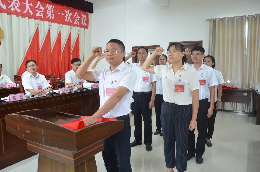 东乡镇第十八届人民代表大会第一次会议选举产生新一届人大主席 黄