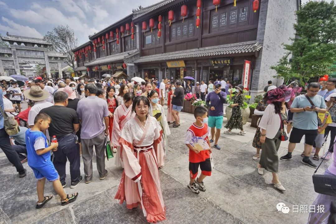 今天莒国古城商业街首期开放