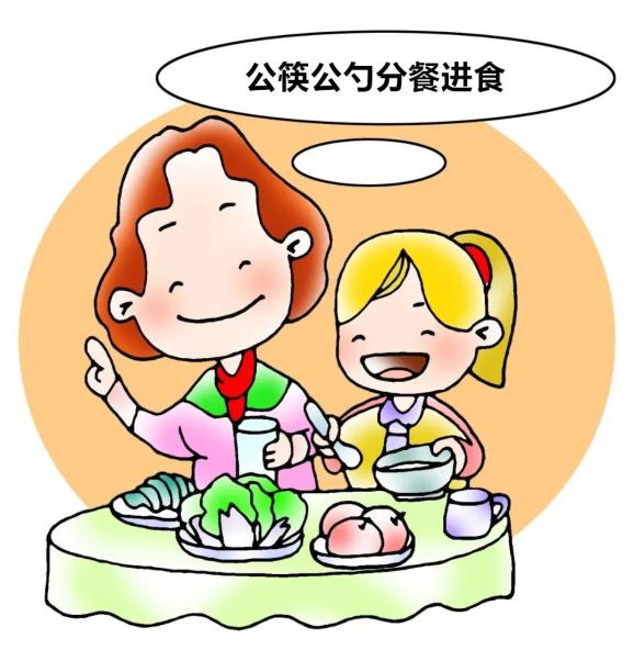 您懂得,践行分餐公筷公勺; 别忘了,保持良好饮食习惯.