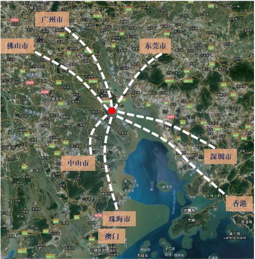 澎湃号>广州国资> 明珠湾大桥处于粤港澳大湾区的几何中心,是广州面向