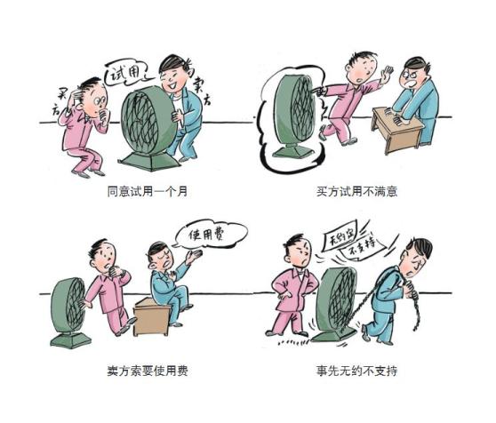 漫画民法典(十六)| 试用了就一定要付款吗?