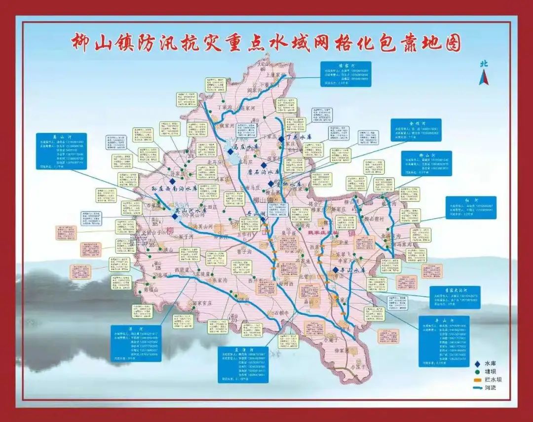 临朐宣传> 图 | 运用防汛网格地图,随时调度全镇网格员(来源:柳山镇)