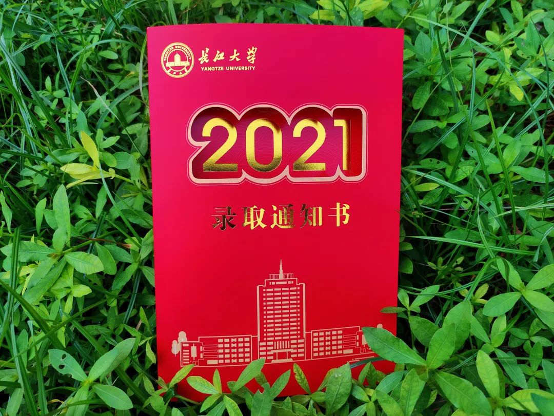 长江大学本科录取通知书 由封套,扉页,通知书三部分组成 主色调为红色