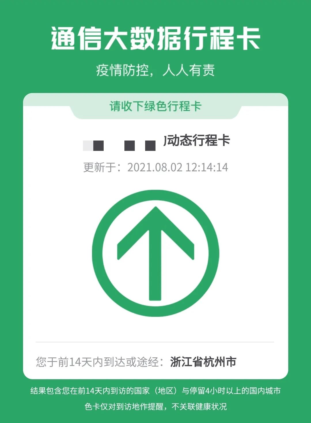 提醒| 进入临安各医疗机构需查验14天内行程码