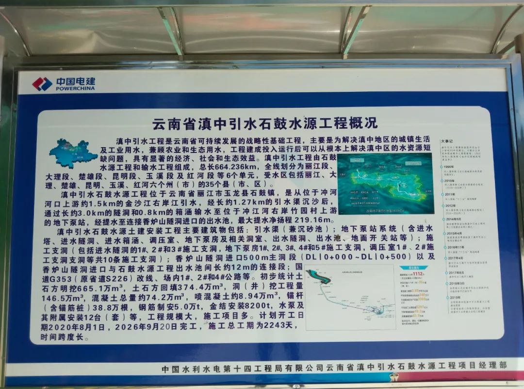 石鼓镇把党史学习教育课堂搬到项目建设一线 助推滇中引水重大项目