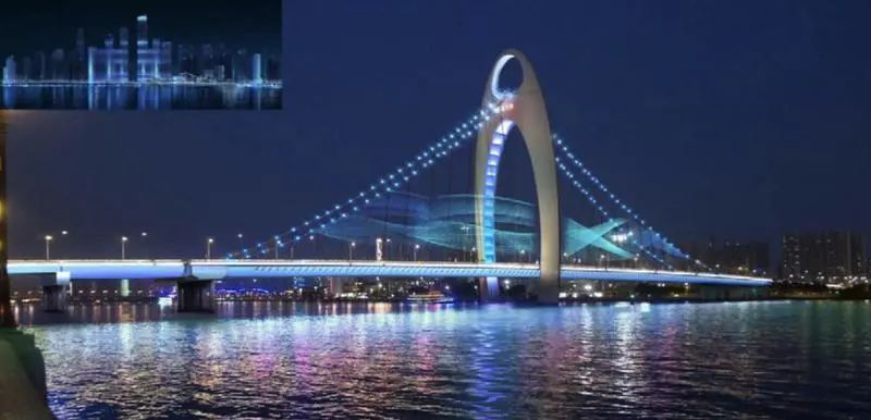 珠江7座大桥夜景升级!喷泉光影效果图曝光