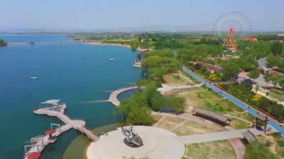 更美了!磁县溢泉湖环湖生态绿廊提升"颜值"迎旅发