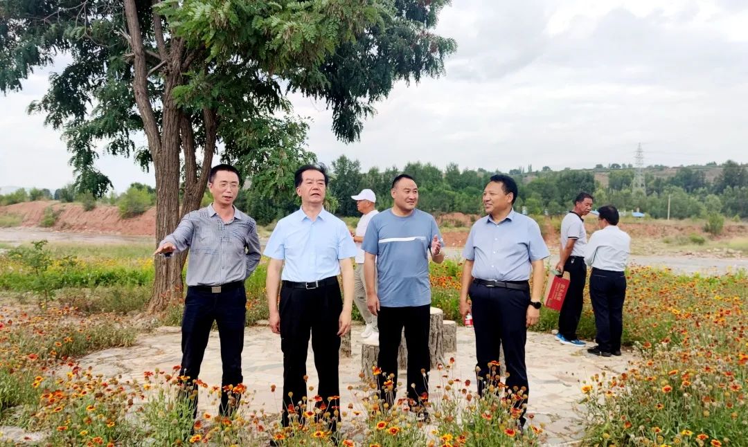 市人大常委会主任徐世林调研我县包抓项目建设,县乡两