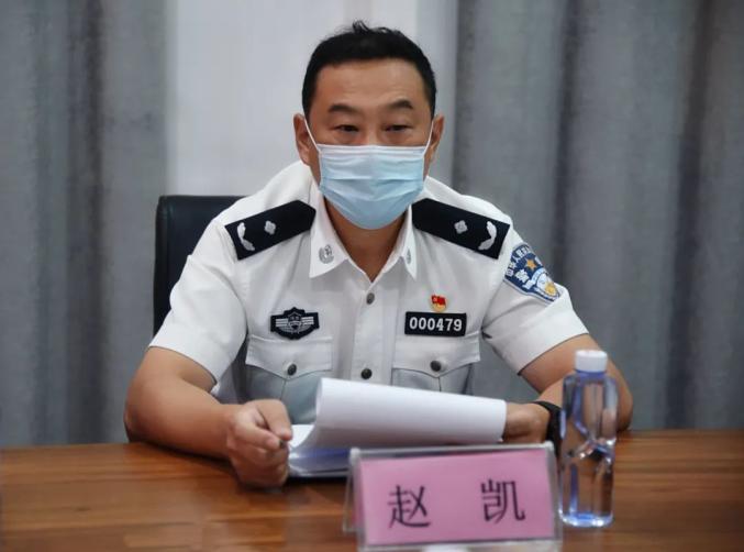 省交警总队副总队长赵凯到平乡县调研指导交管工作