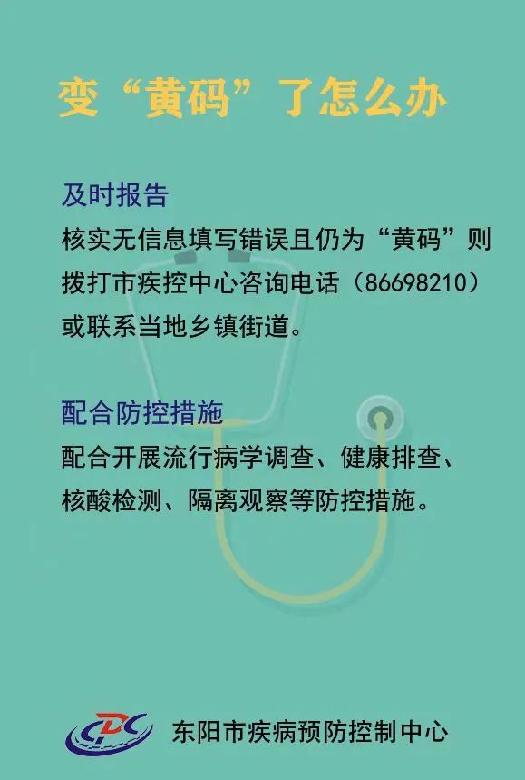 东阳侬健康码变色了怎么办处理方法看过来