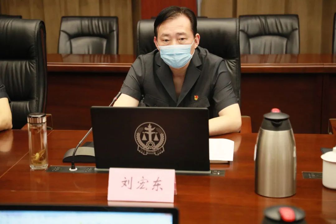 刘宏东以普通党员身份参加办公室党支部党史学习教育专题组织生活会