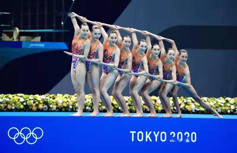 国家花样游泳队亮相东京奥运会 (国家花样游泳队供图)