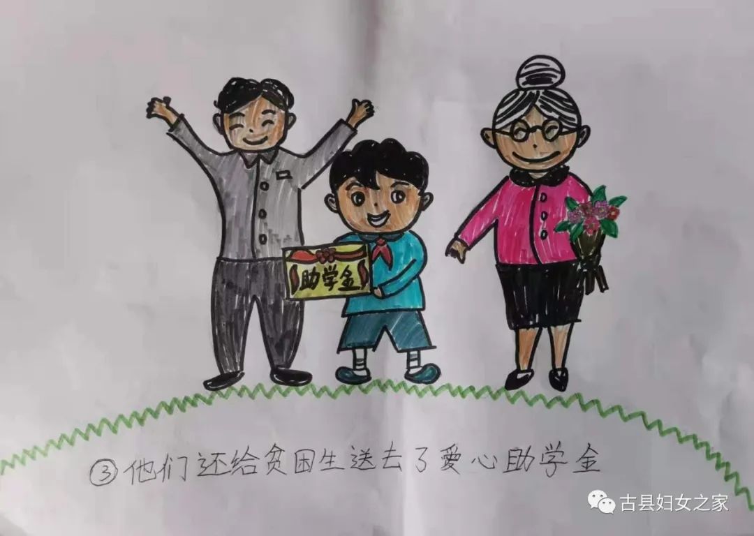 颂百年风华传红色基因我身边的榜样古县少年儿童图文创作作品展示十三