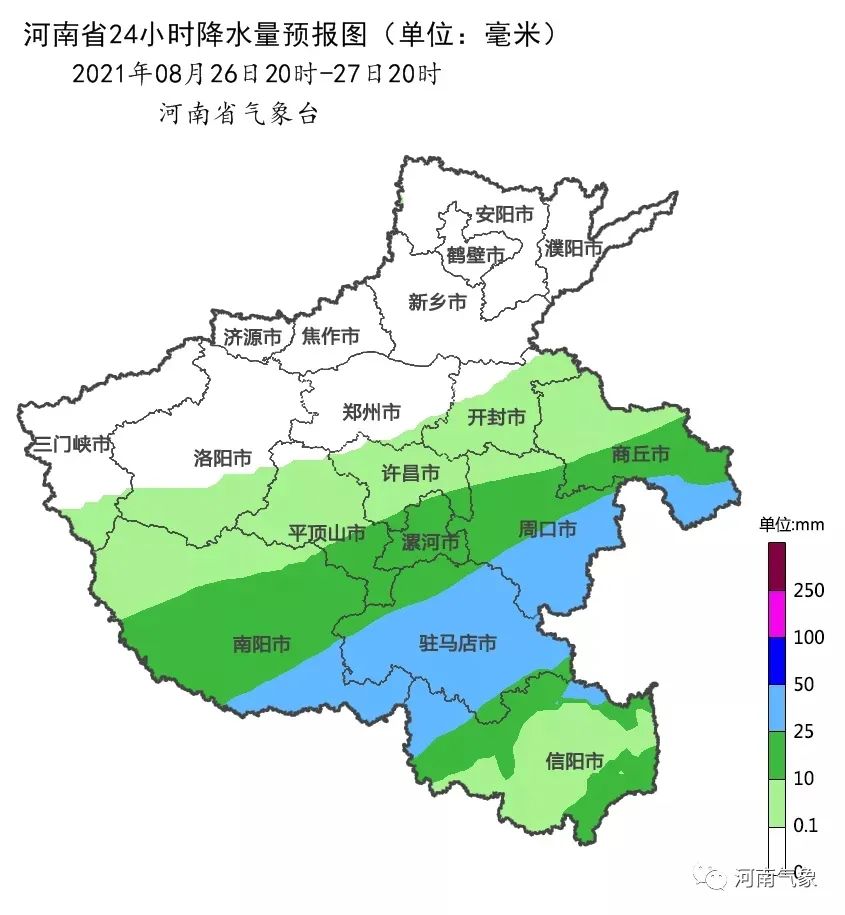 澎湃号>澎湃河南> 未来三天降雨量预报图27日,全省大部分地区有阵雨