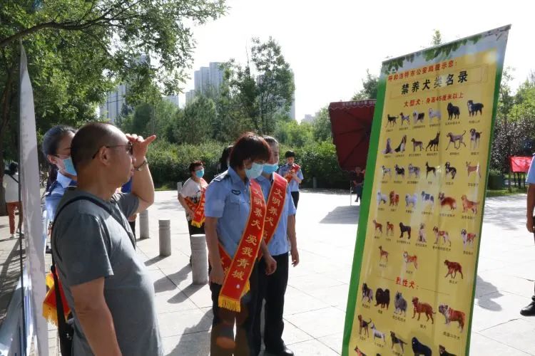 玉泉区公安分局积极开展文明养犬宣传活动