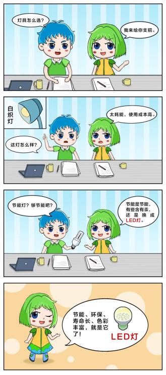 节能四宫格漫画来啦!日常节能小知识get