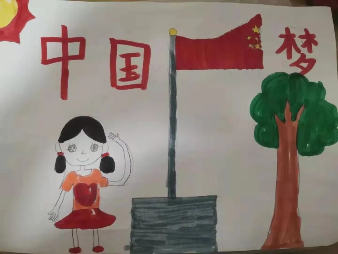 薪火相传跟党走作品展示②小学绘画篇