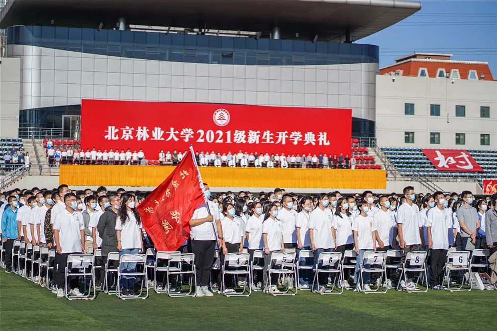 开学啦现场直击北林大2021级新生开学典礼