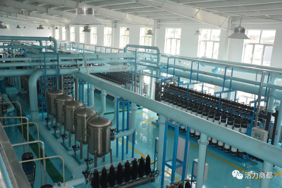 商都县不冻河净水厂投入试运行