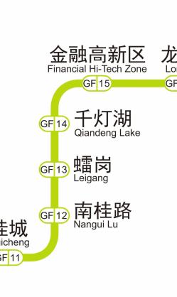 广佛地铁线网图上新顺德段各站名公布