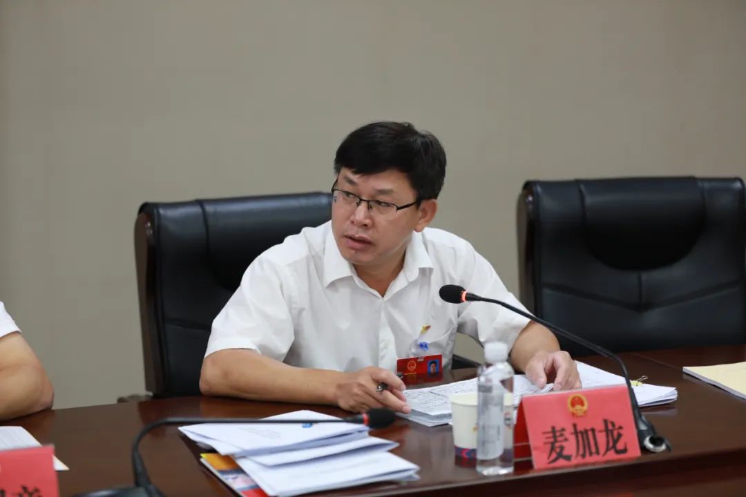 忻城发布 市人大代表,忻城县委常委,副县长麦加龙谈体会 代表们还围绕