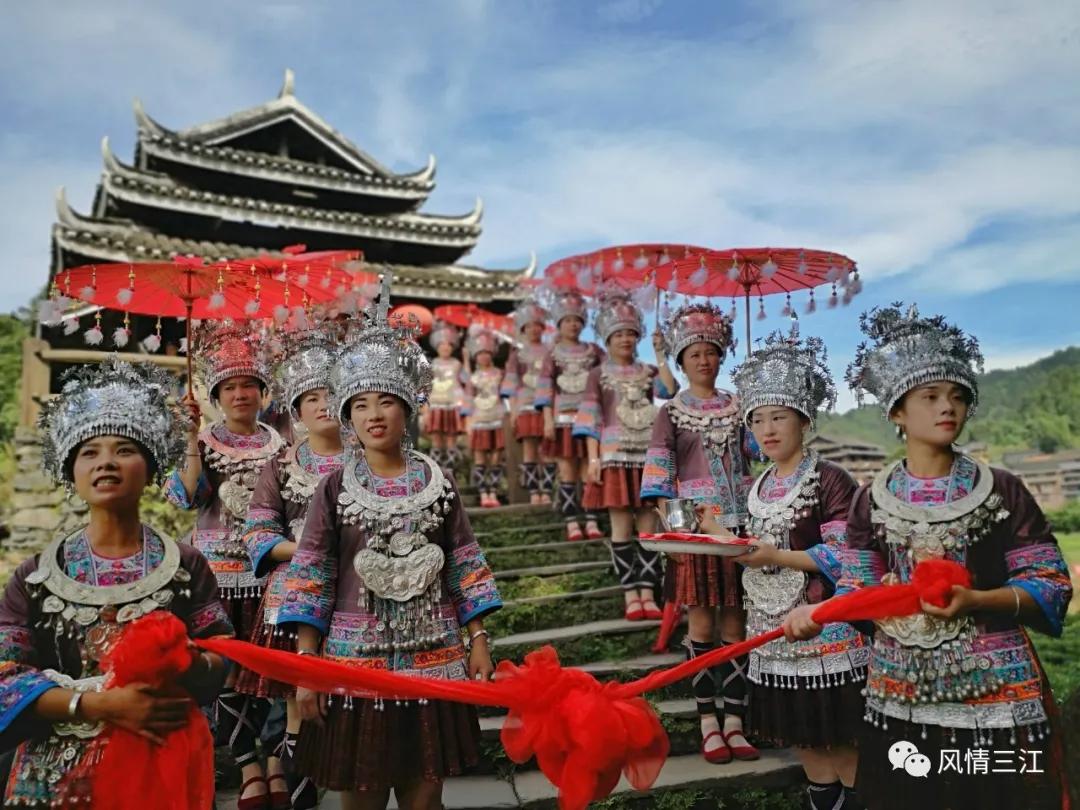 广西文化旅游形象大使王鸥走进程阳八寨景区邂逅醉美侗寨