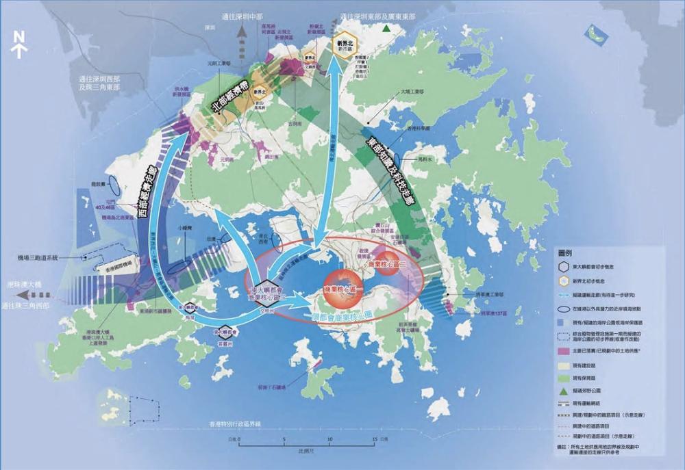 定位,中央对我们的支持与期盼,香港的空间发展策略和土地使用布局怎样