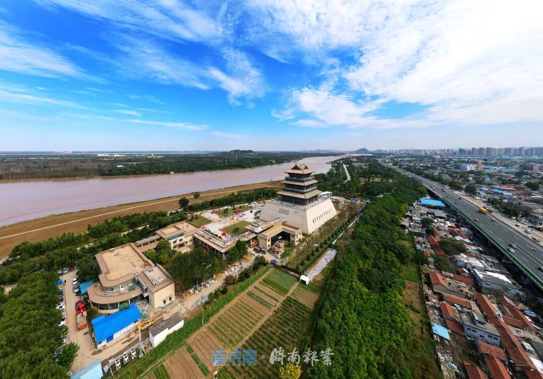 鹊华烟雨尽收眼底济南再添黄河新地标