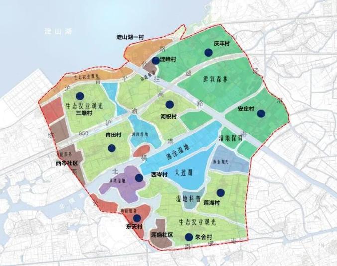 澎湃号>资源中国> 图1 项目规划功能分区示意图(二)坚持多自然,少人工