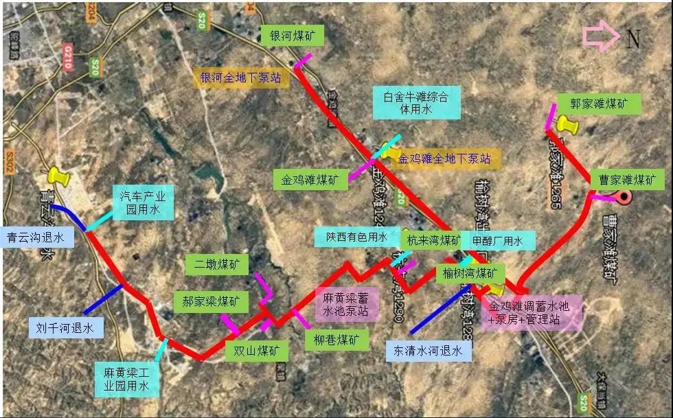 榆林市榆神矿区金鸡滩,麻黄粱片区煤矿疏干水可研及评估,勘察,设计