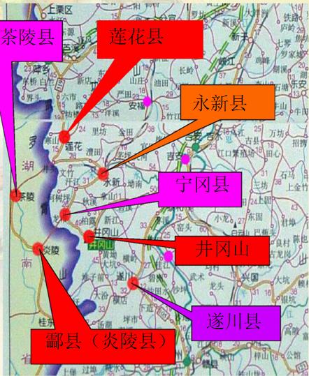 土地革命时期的井冈山革命根据地是现在的井冈山市吗