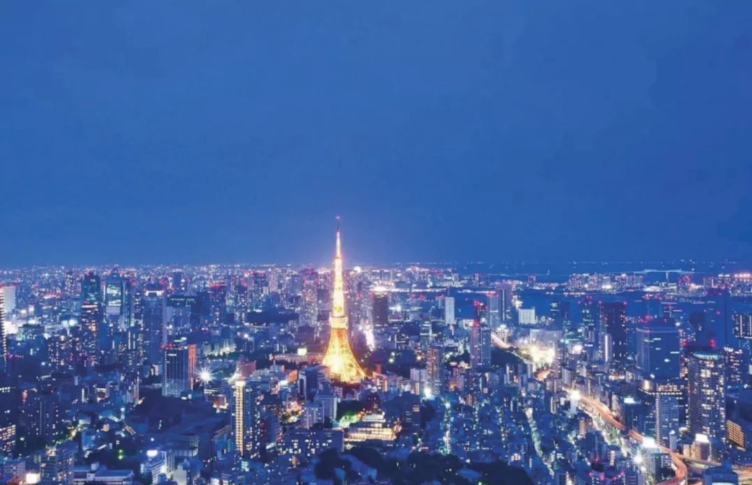东京城市鸟瞰图