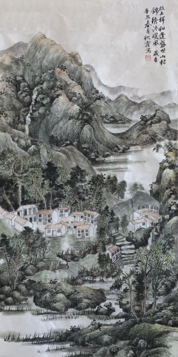 翰墨颂党恩丹青庆华诞2021年威海市文登区系列书画展美术展作品赏析