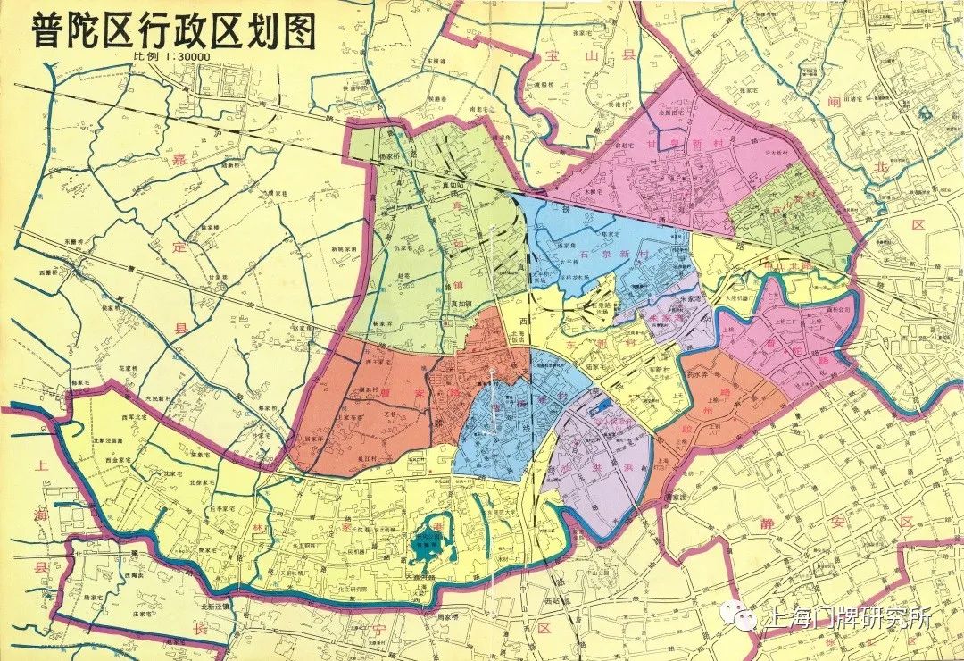 图考沪城|普陀区区片地名概述