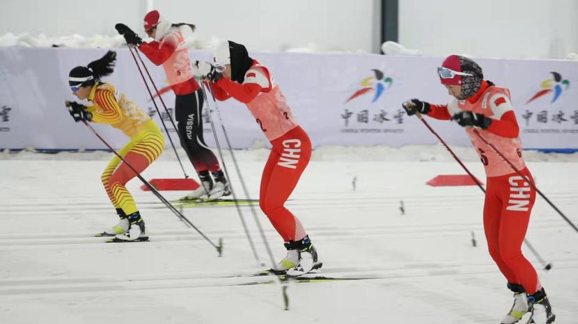 20212022国际雪联越野滑雪fis积分系列赛坝上站激战正酣